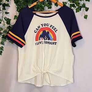 Disney. Lion King. Tie front Tee. Size 2XL. EUC